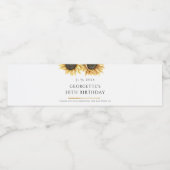 ひまわりフローラユーカリ50thバースデーパーティー ペットボトルラベル (シングルラベル)