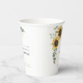 ひまわりフローラユーカリ50thバースデーパーティー 紙コップ (右)