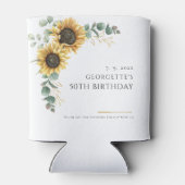 ひまわりフローラユーカリ50thバースデーパーティー 缶クーラー (裏面)