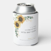 ひまわりフローラユーカリ50thバースデーパーティー 缶クーラー (缶裏面)