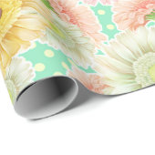 ひまわりフローラ包み紙 ラッピングペーパー (ロールコーナー)