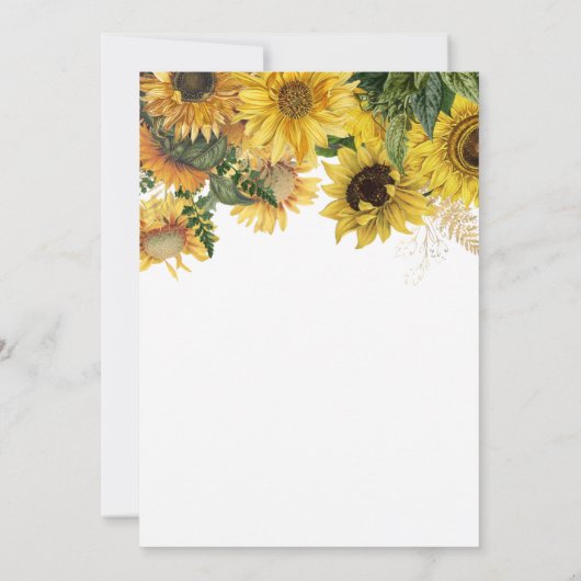 ひまわりフローラ卒業パーティー 招待状 (裏面)