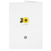 ひまわりフローラ園 |誕生日 (裏面)