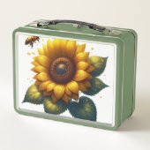 ひまわりフローラ夏 メタルランチボックス (裏面)