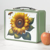 ひまわりフローラ夏 メタルランチボックス (インサイチュ)