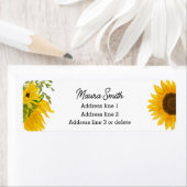 ひまわりフローラ差出人住所ラベル ラベル (インサイチュ)