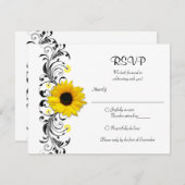 ひまわりフローラ応答カード 出欠カード (正面/裏面)