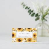 ひまわりフローラ清掃用メイドハウスキーパー 名刺 (スタンド正面)