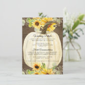 ひまわりフローラ秋パンプキ結婚ン詳細 エンクロージャーカード (スタンド正面)