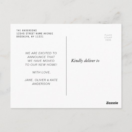 ひまわりフローラ移動はがき ポストカード (裏面)