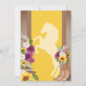 ひまわりフローラ素朴シャルロキンセアニェラ 招待状 (裏面)