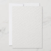 ひまわりフローラ素朴ベビーシャワー招待状 招待状 (裏面)