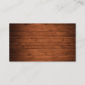 ひまわりフローラ結婚ウッドのレジストリ挿入カード エンクロージャーカード (裏面)