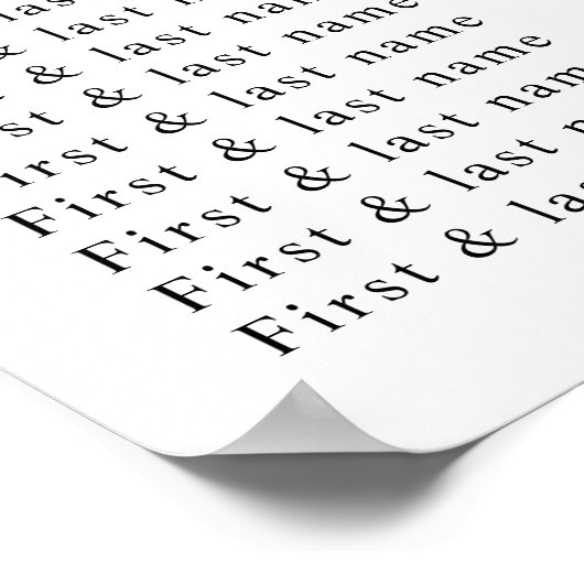 ひまわりフローラ結婚ブルゴーニュのシーティングチャート ポスター (角)