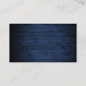 ひまわりフローラ結婚ブルーのレジストリ挿入カード エンクロージャーカード (裏面)