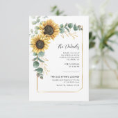 ひまわりフローラ結婚葉の詳細 エンクロージャーカード (スタンド正面)