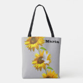 ひまわりフローラ鳩トートバッグ トートバッグ (裏面)