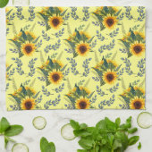 ひまわりフローラ キッチンタオル (折り畳み)
