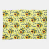 ひまわりフローラ キッチンタオル (横)