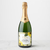 ひまわりフローラ スパークリングワインラベル (正面)