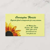 ひまわりフローラ 名刺 (裏面)