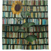 ひまわりブックシャワーカーテン シャワーカーテン (正面)