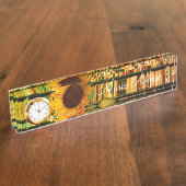 ひまわりブックス机用ネームプレート デスクネームプレート (側面)