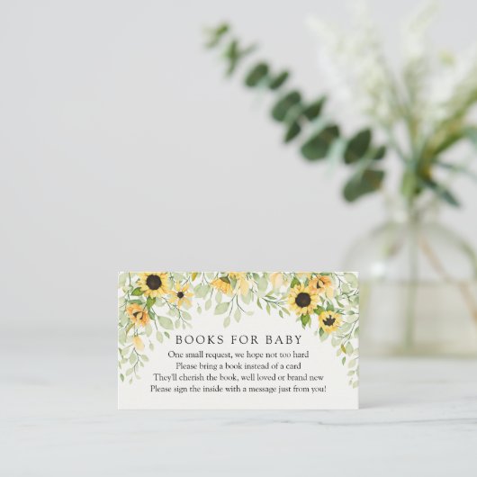 ひまわりブックベビー要求エンクロージャカード エンクロージャーカード (スタンド正面)