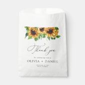 ひまわりブライダルシャワーのバッグ フェイバーバッグ (正面)