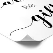 ひまわりブライダルシャワーカード&ギフトポスター ポスター (角)