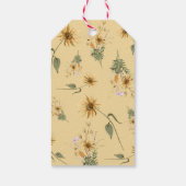 ひまわりブライダルシャワーサンキューギフトラベル ギフトタグ (裏面)