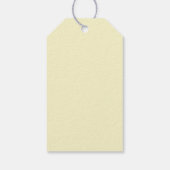 ひまわりブライダルシャワーサンキューメッセージカード ギフトタグ (裏面)