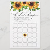 ひまわりブライダルシャワービンゴ (正面)