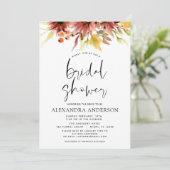 ひまわりブライダルシャワーブルゴーニュフローラ 招待状 (スタンド正面)