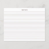 ひまわりブライダルシャワーレシピカード (裏面)