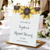 ひまわりブライダルシャワー歓迎ペデスタルサイン 台座サイン