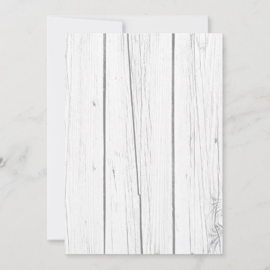 ひまわりブライダルシャワー素朴な金ゴールド幾何学的 招待状 (裏面)