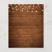 ひまわりブライダルシャワー花嫁ミセスアドバイスカード (裏面)