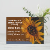 ひまわりブライダルシャワー 招待状 (スタンド正面)