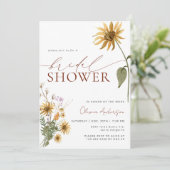 ひまわりブライダルシャワー 招待状 (スタンド正面)