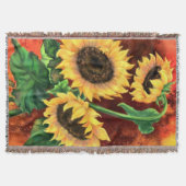 ひまわりブランケット スローブランケット (正面)
