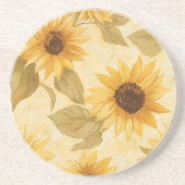 ひまわりブリスサンドストーン コースター (正面)