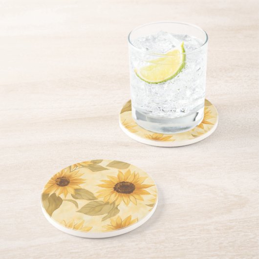 ひまわりブリスサンドストーン コースター (側面)
