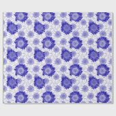 ひまわりブルー ラッピングペーパー (フラット)