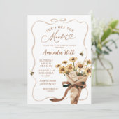 ひまわりブーケオフザマーケットブライダルシャワー 招待状 (スタンド正面)