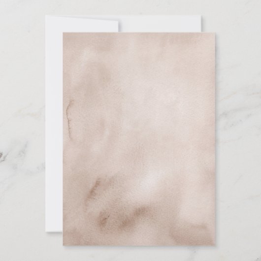 ひまわりブーケオフザマーケットブライダルシャワー 招待状 (裏面)