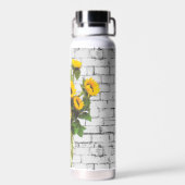 ひまわりブーケオンブリック ウォーターボトル (背面)