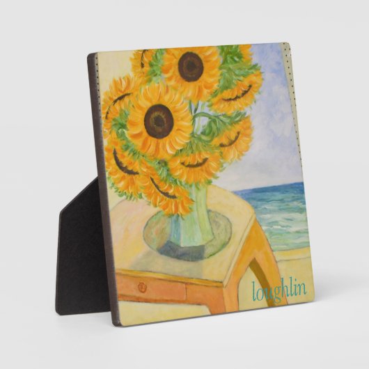 ひまわりプラーク フォトプラーク (正面)