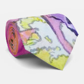 ひまわりプリントタイバイヘザーフランスの・ヘンリー ネクタイ (ロール)