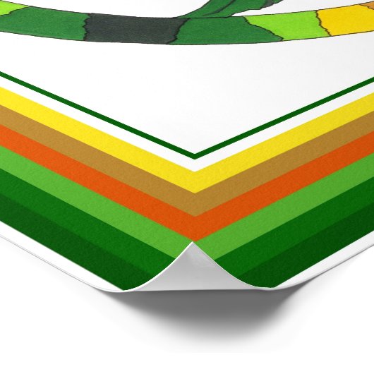 ひまわりプリント ポスター (角)